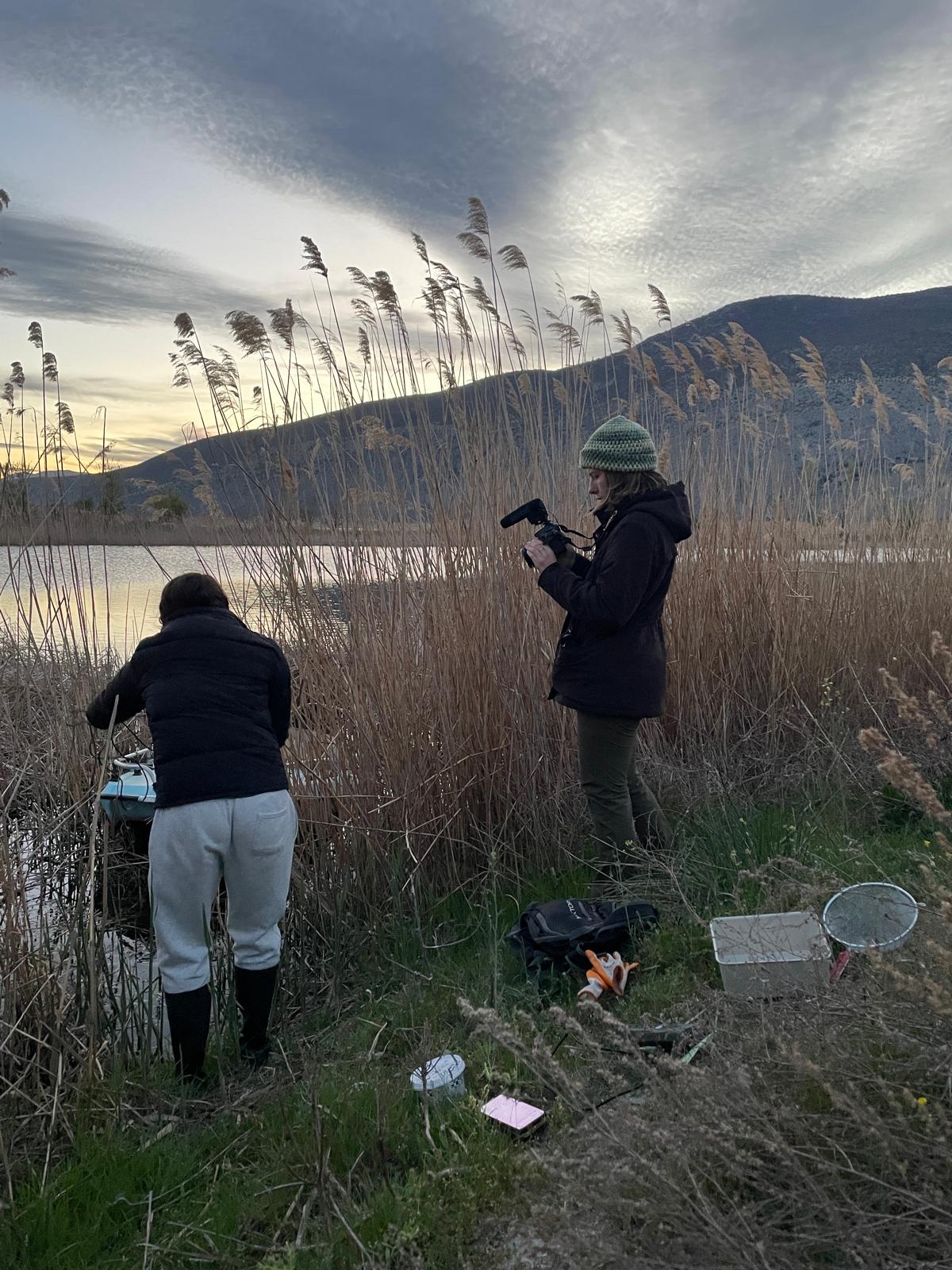 Crayfish survey with Autumn Talman and Jasmine Tisdwell